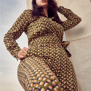 Green olive belted jumpsuit/ size Medium/ NEW!